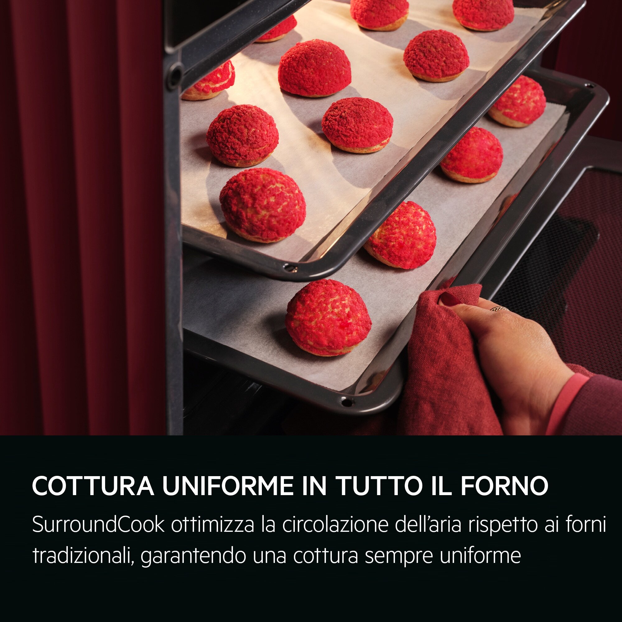 AEG Horno multifunción Serie 5000 SurroundCook con SteamBake con Display LED Explore V5PBA521AB