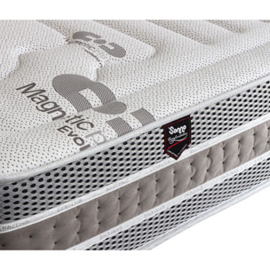 Colchón Viscografeno HR Magnetic Plata, Altura 26 cm