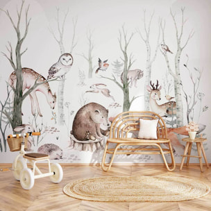 Papier peint forêt enfant Intissé