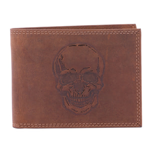 Portafoglio  da uomo In Vera pelle Made in Italy 9,5x12,5x2,5 cm