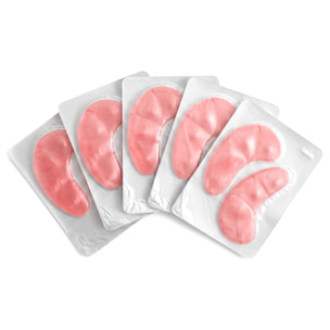 Almohadillas de hidrogel para ojos Rose Blossom Glow