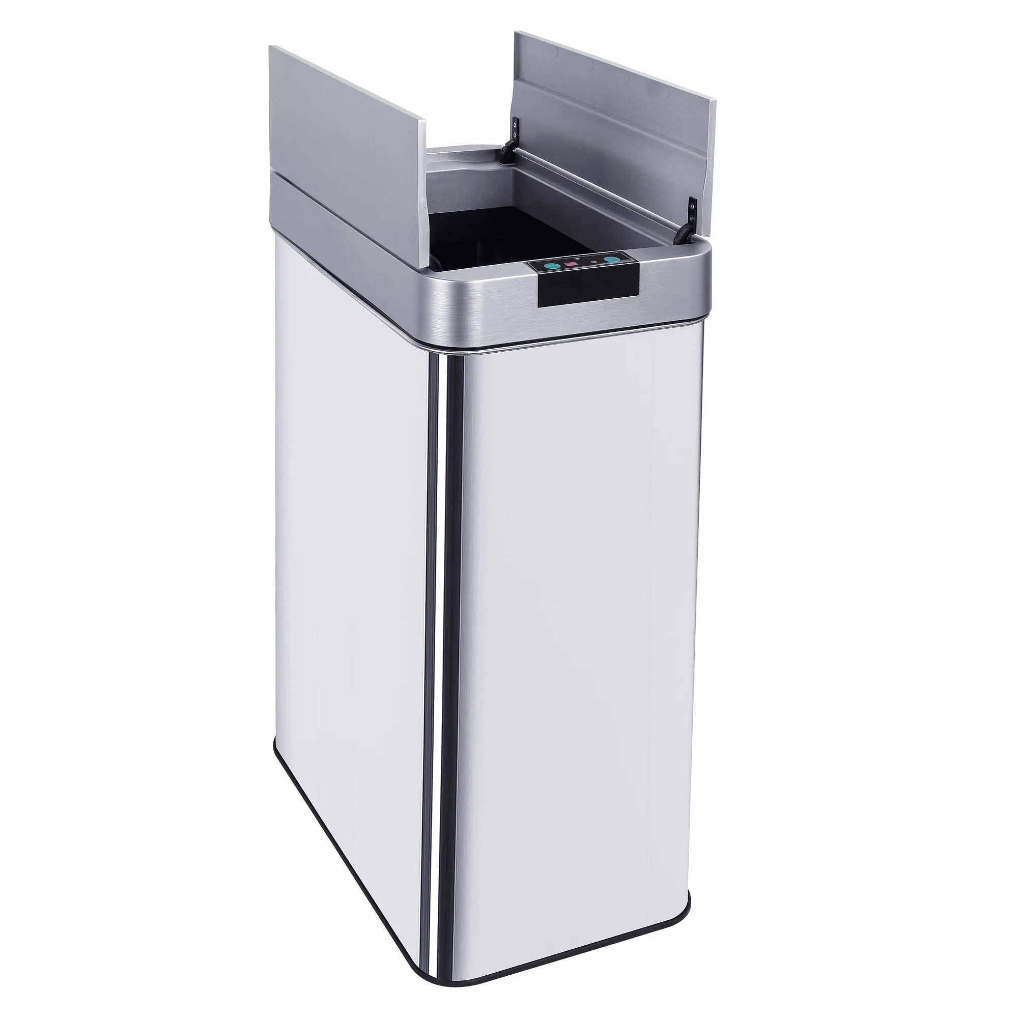 Poubelle automatique inox SILVERLAKE argent 60L