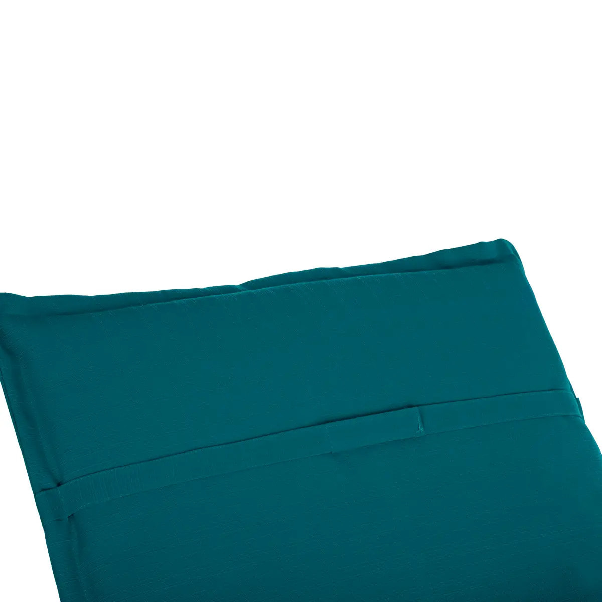 Coussin de transat "Korai" bleu canard 190x60cm en polyester