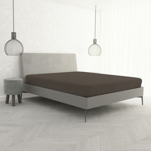 LENZUOLO SOTTO CON ANGOLI MAX COLOR, 100% COTONE MADE IN ITALY