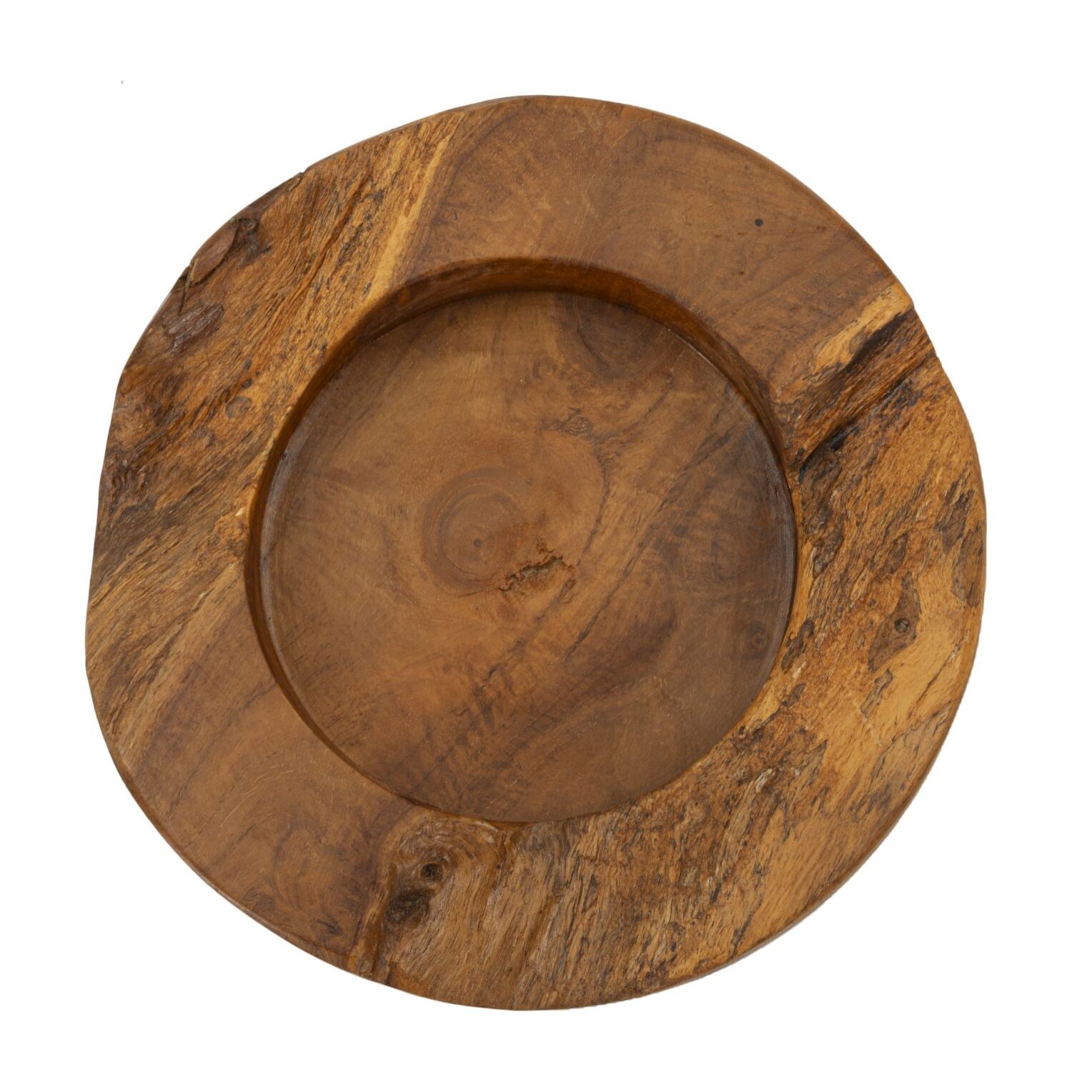 S/TASCHE ERUSI PLUS IN TEAK RIC.CM Ø 21X6 (PEZZI UNICI - NON RIP. IN SERIE)