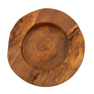 S/TASCHE ERUSI PLUS IN TEAK RIC.CM Ø 21X6 (PEZZI UNICI - NON RIP. IN SERIE)