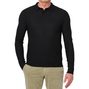 Maglia Ashmore a polo nero