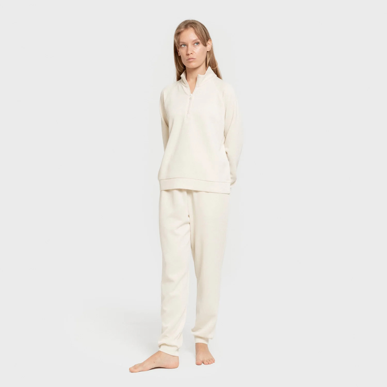 Pantalón jogger estilo modal mujer