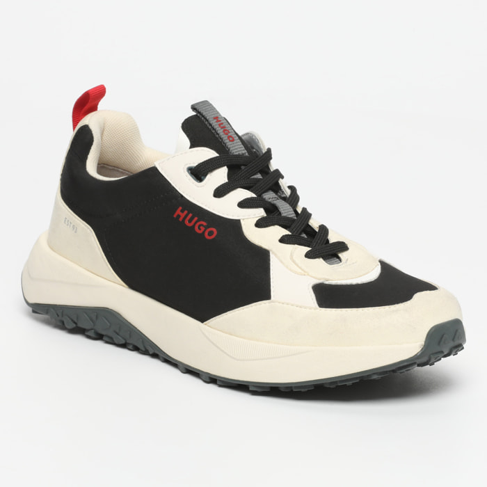 Hugo - sneakers Kane - antracita - Suela: 3 cm