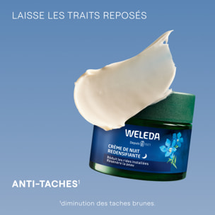 WELEDA - Crème de Nuit redensifiante GENTIANE BLEUE ET EDELWEISS - 40 ml