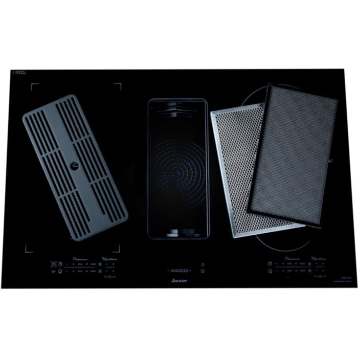 Plaque induction aspirante SAUTER SPI2847BH Piano