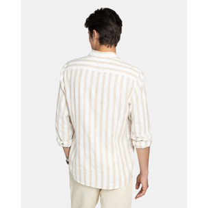 CAMISA SPIKED STRIPE