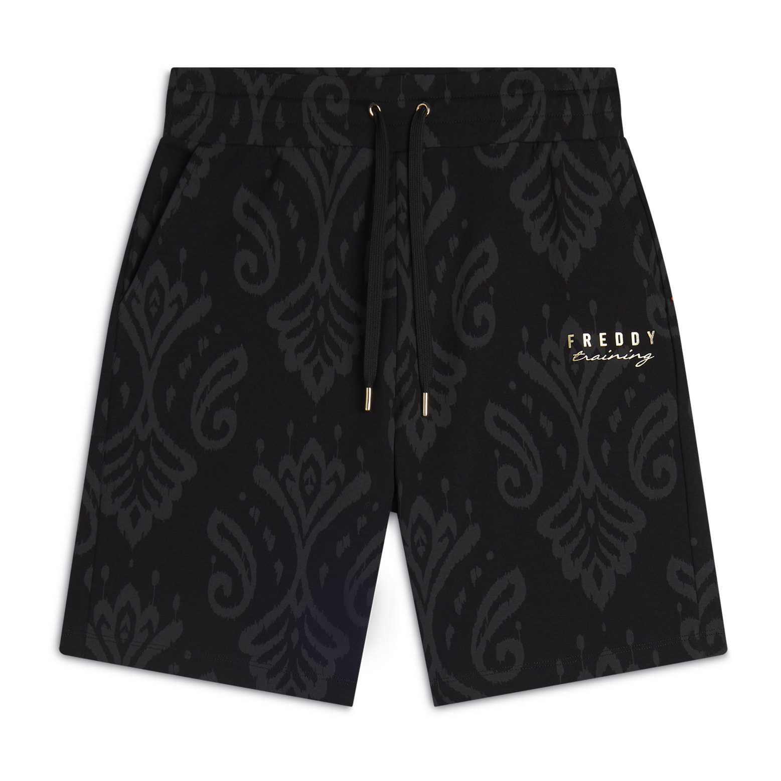 Bermuda in jersey con stampa floreale