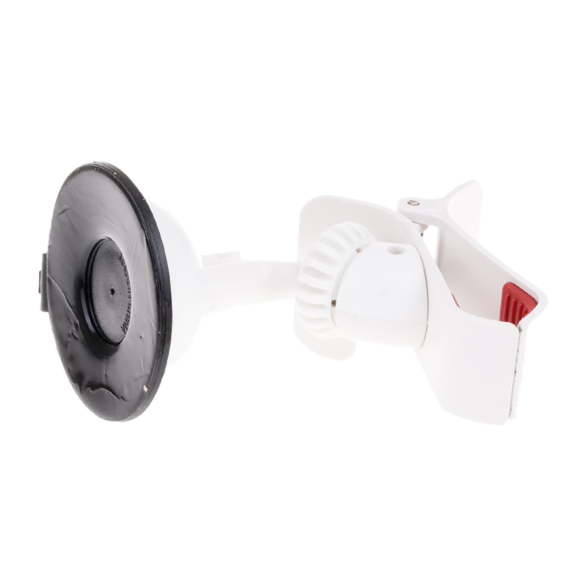 DAM Supporto da Auto a Ventosa con Morsetto Universale 10x7x12 Cm. Colore bianco