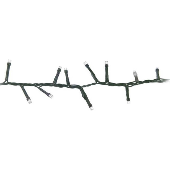 luces de navidad con 1000 leds en color blanco frío y 8 juegos de luz - 20m de longitud