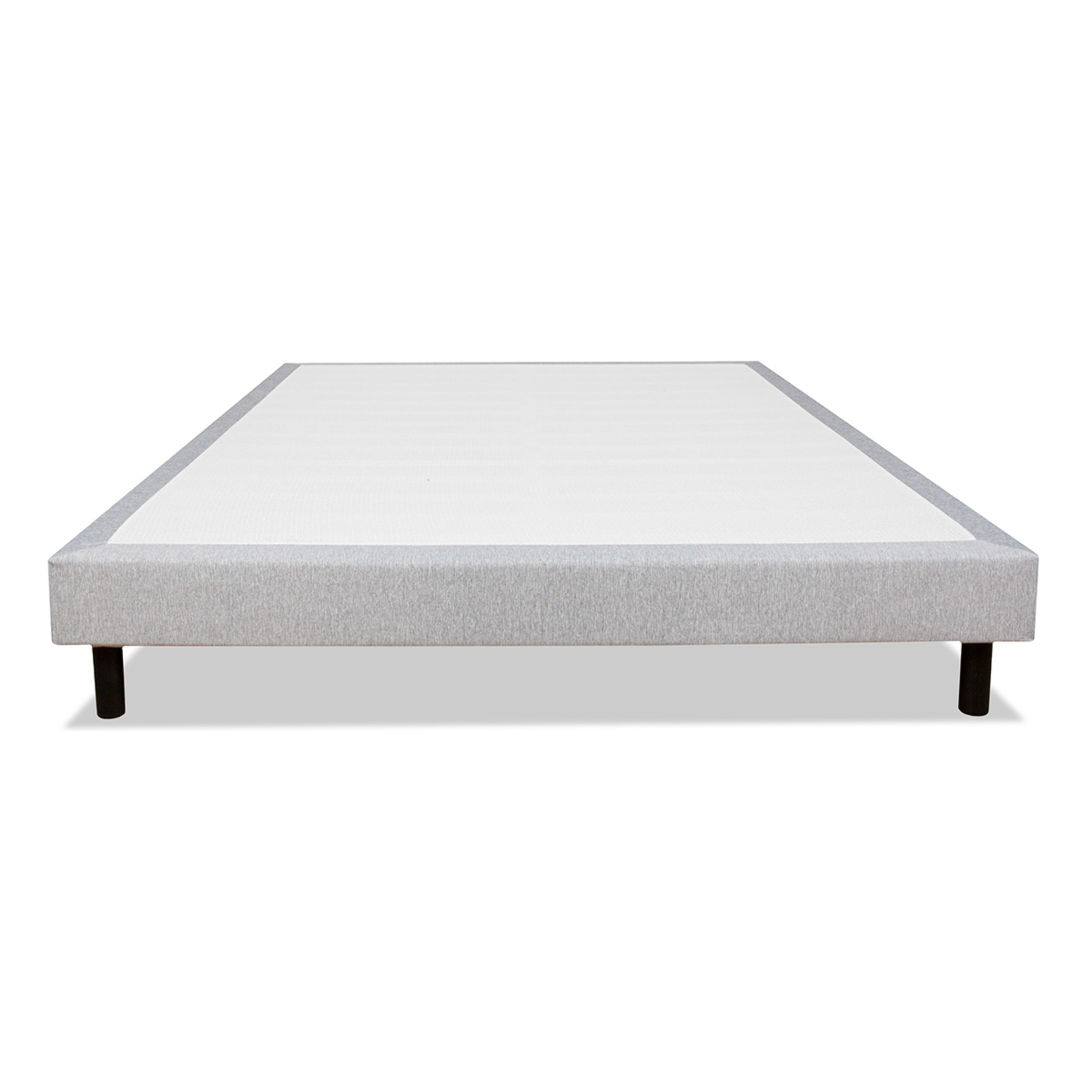 Sommier Tapissier en Kit gris Clémence - 1 Place