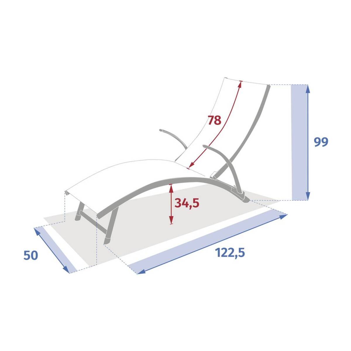 Transat Samba beige lin/argile