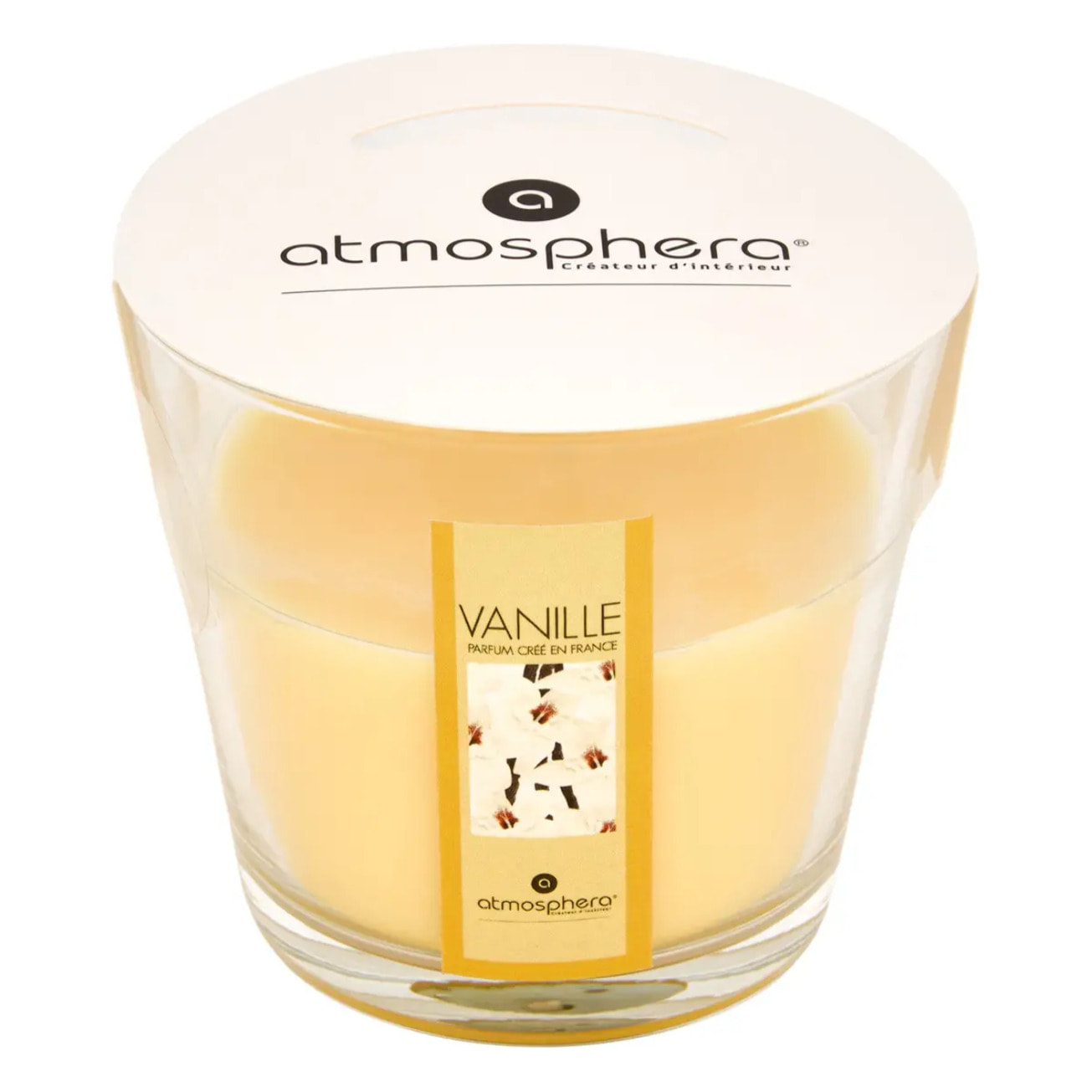 Bougie parfumée en verre 135G