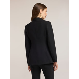 Motivi - Blazer doppiopetto sartoriale - Nero