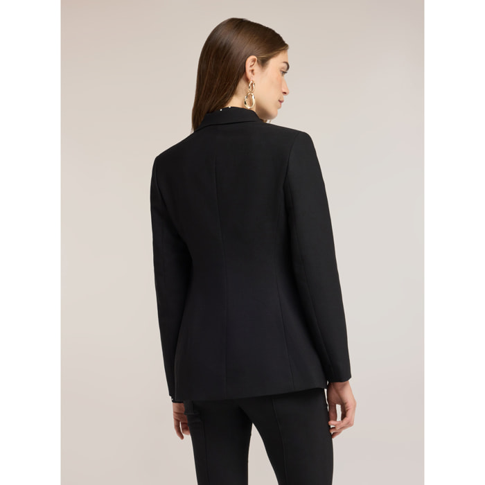 Motivi - Blazer doppiopetto sartoriale - Nero