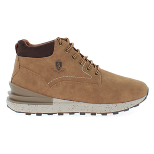 Armata di Mare Scarpe Uomo Stivaletti Casual Stringati con Soletta Rimovibile in Memory Foam AMU 2D802 Cognac