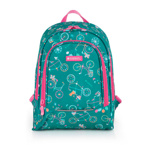 Mochila Gabol FIORI con bicicletas y resistente al agua