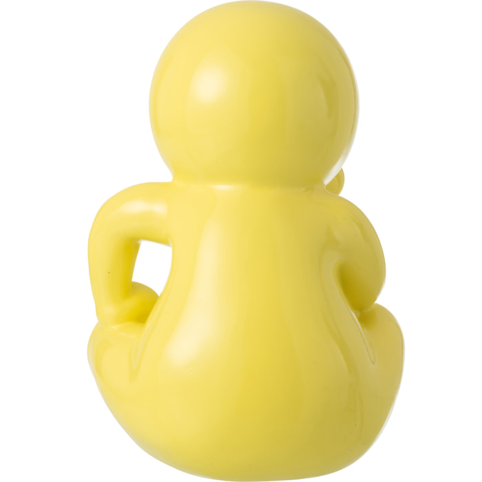 J-Line Figurine Marcel - polyrésine - jaune