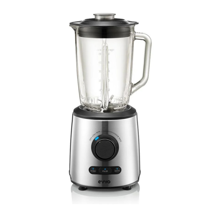 Batidora de vaso EVVO Tasty Cyclon, 600W, 21000RPM, 1,5 litros