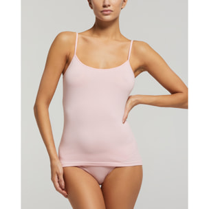 Canotta donna cotone spalla stretta