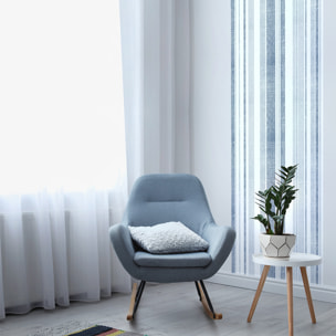 Papier peint intissé pré-encollé - SCANDINAVE LIGNES VERTICALES BLEUES - 1 rouleau