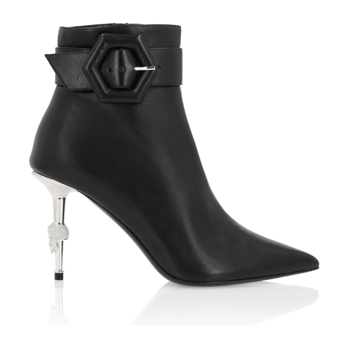PHILIPP PLEIN Bootie High Heels Hexagon