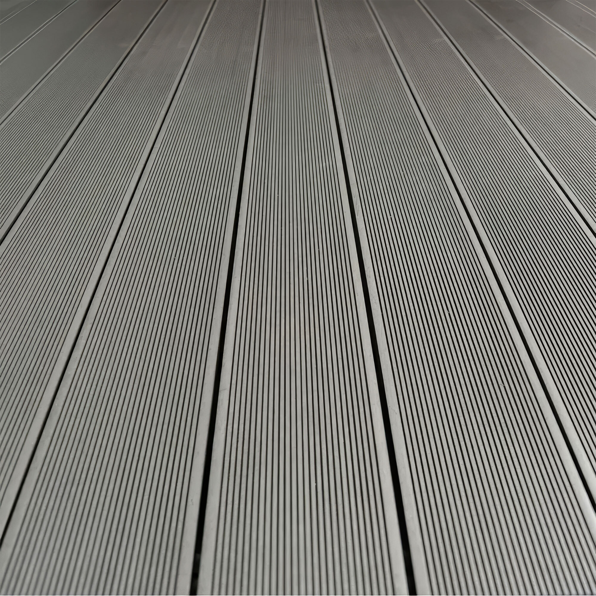 Kaido - Set di 5 Doghe Pavimento da Esterno 150x75 cm per Giardino Patio Terrazza in WPC Nero