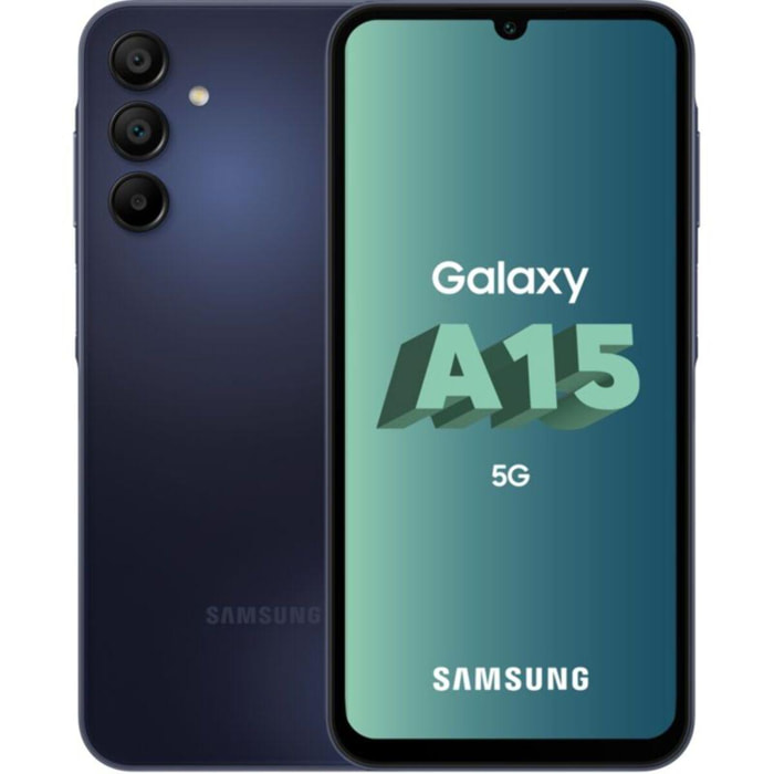Smartphone SAMSUNG Galaxy A15 Bleu nuit 128Go 5G