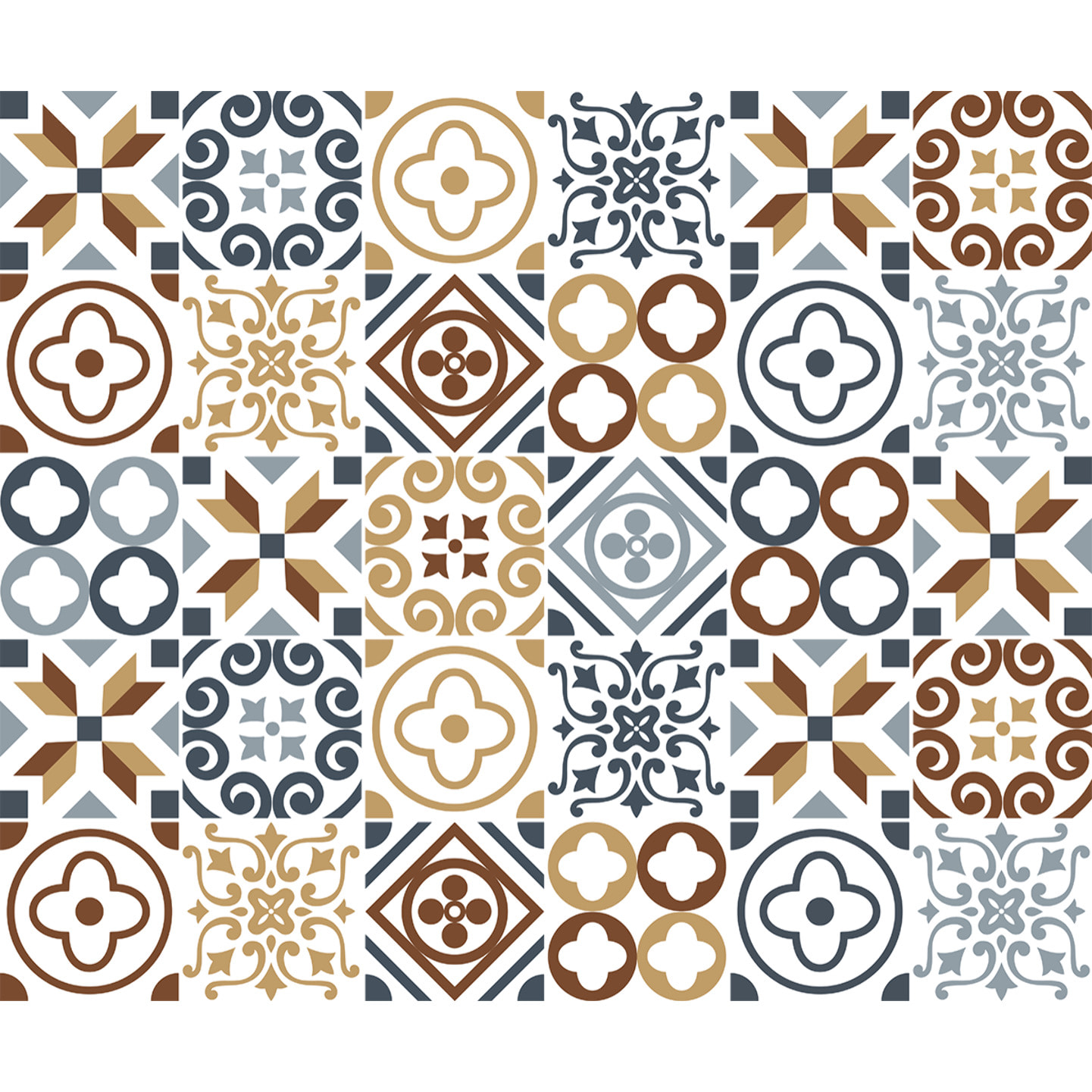 Stickers décoration Meuble - Sticker adhésif Cuisine Salon - 30 STICKERS CARRELAGES MEUBLE MICAELINO