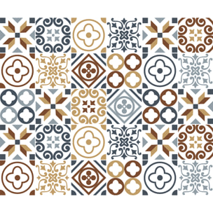 Stickers décoration Meuble - Sticker adhésif Cuisine Salon - 30 STICKERS CARRELAGES MEUBLE MICAELINO