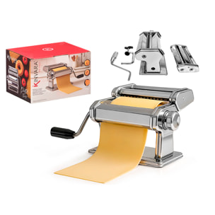 Maquina manual de pasta para hacer lasaña, spaghetti y fettuccine.