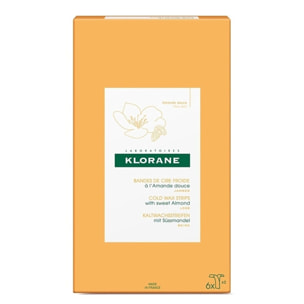 Amande Douce - Cire Froide Jambe 6 Bandes