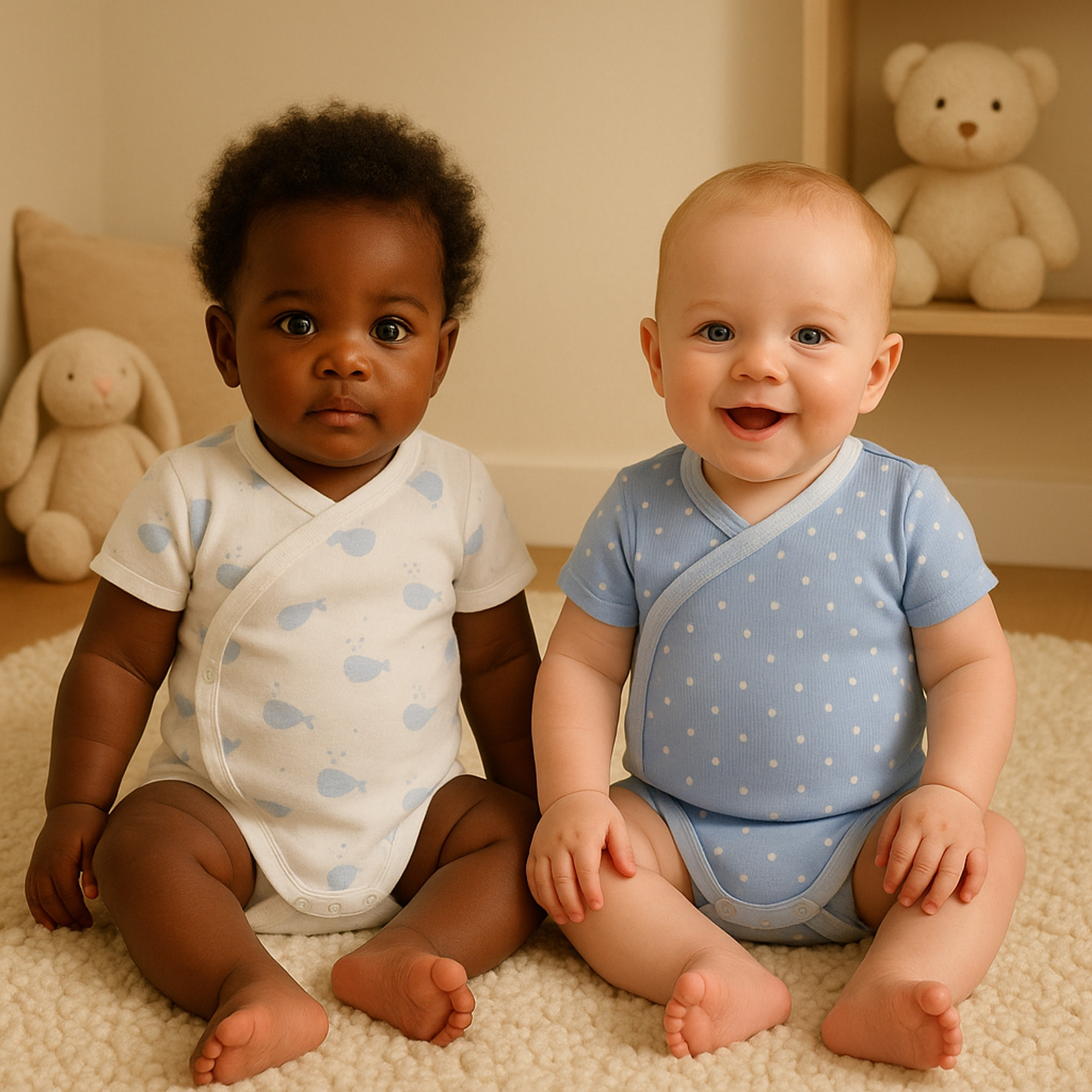 Pack 4 Body Cruzado Manga Corta