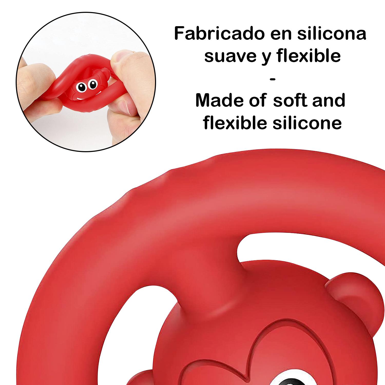 Scimmia urlante. Giocattolo sensoriale antistress in morbido silicone. Comprimere, allungare e torcere.