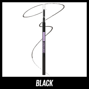Maybelline New York Brow Ultra Slim Crayon à sourcils rétractable Black