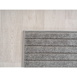 ALVORA - Tapis intérieur/extérieur gris à motif géométrique