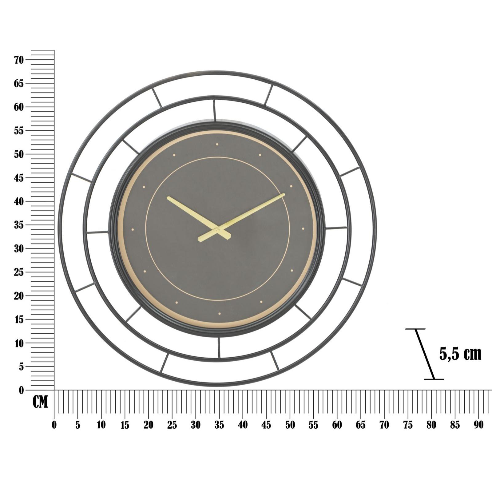 OROLOGIO DA PARETE FASHION DARK CHARME1921 NERO