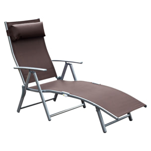 Transat inclinable multi-positions pliable