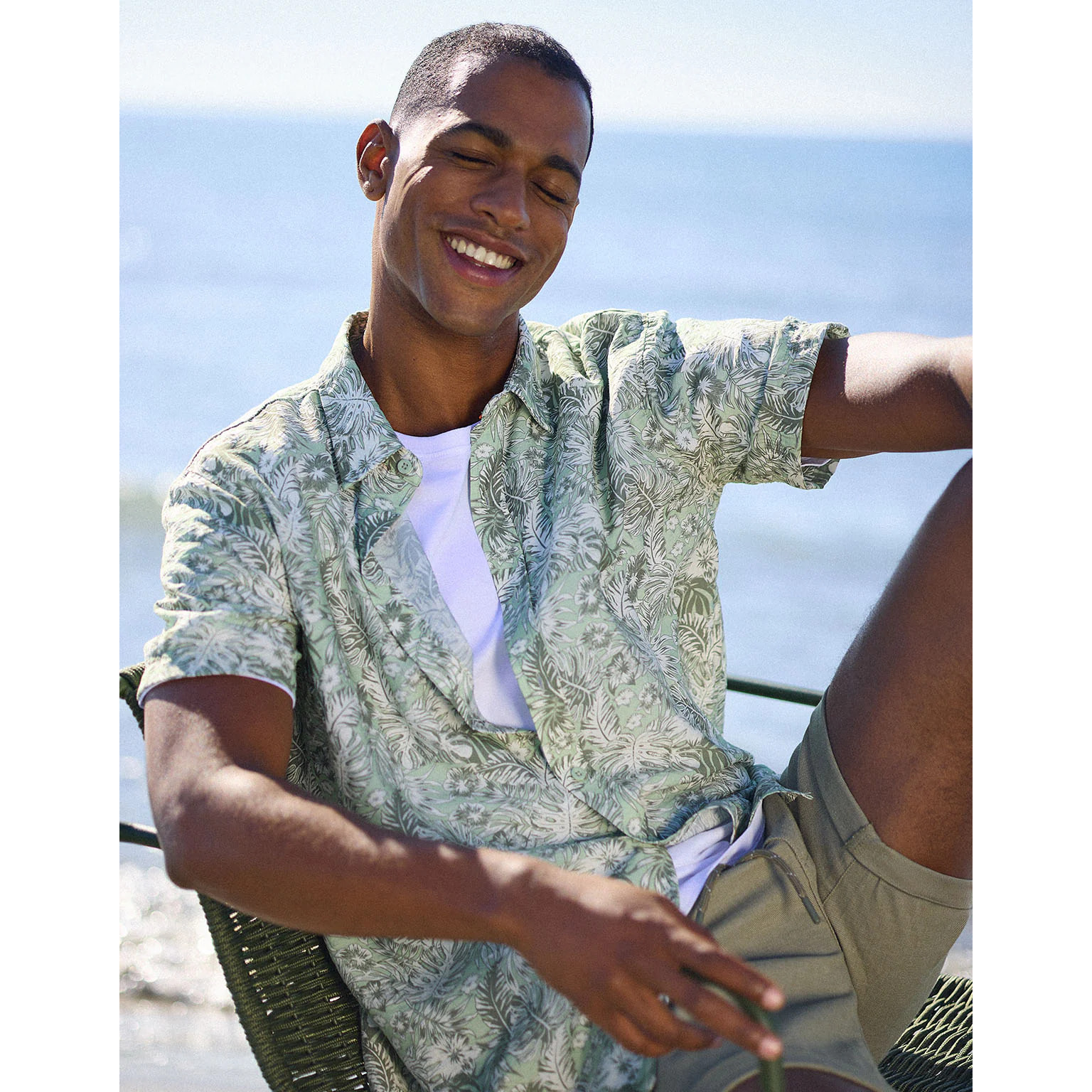 Camisa Manga Corta Verde - Westor