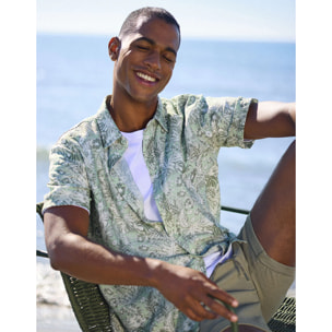 Camisa Manga Corta Verde - Westor