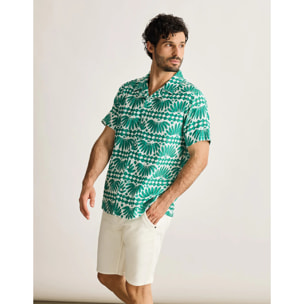 Camisa Manga Corta Verde - Alrendo