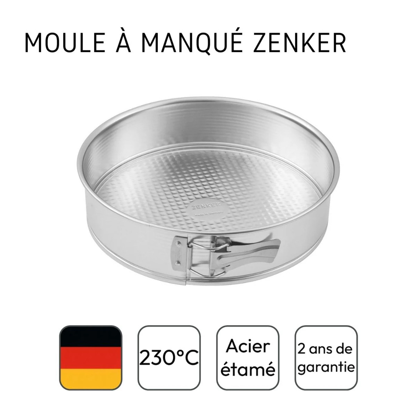 Moule à manqué à charnière 18,5 cm Zenker Silver