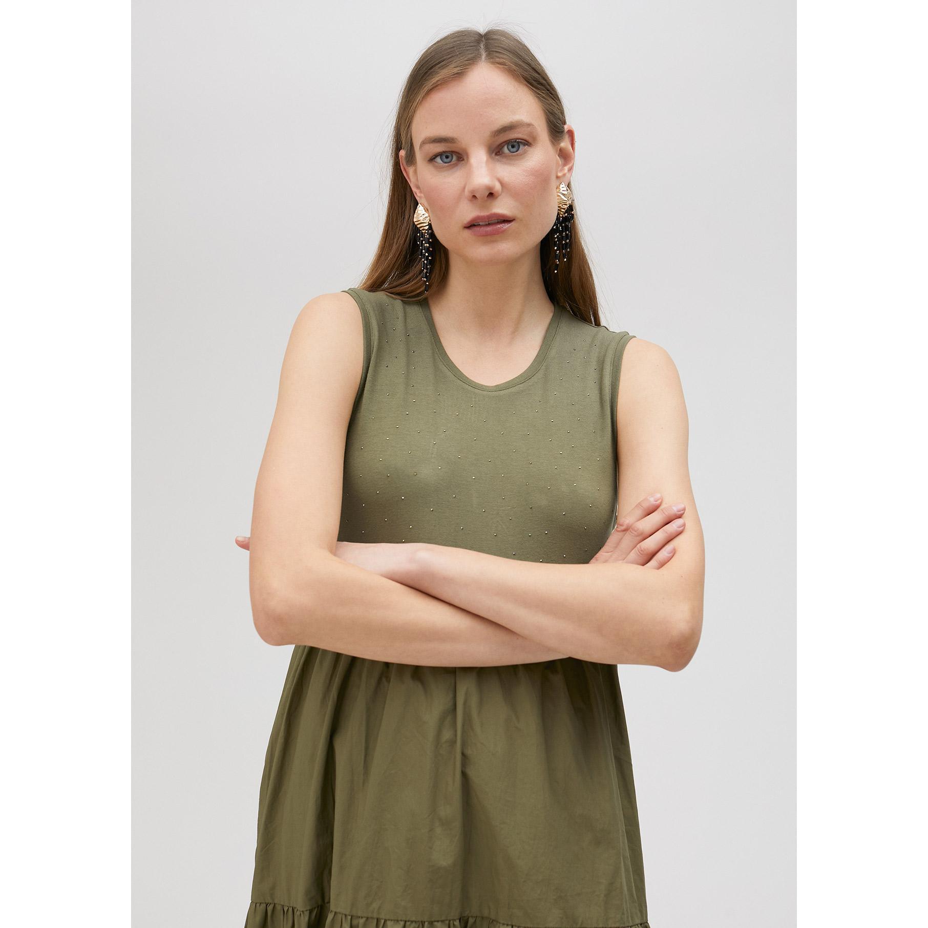 Vestito lungo con spalline