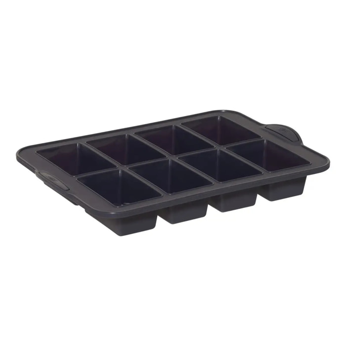 Moule mini cakes Silitop rectangulaire 24x37cm gris