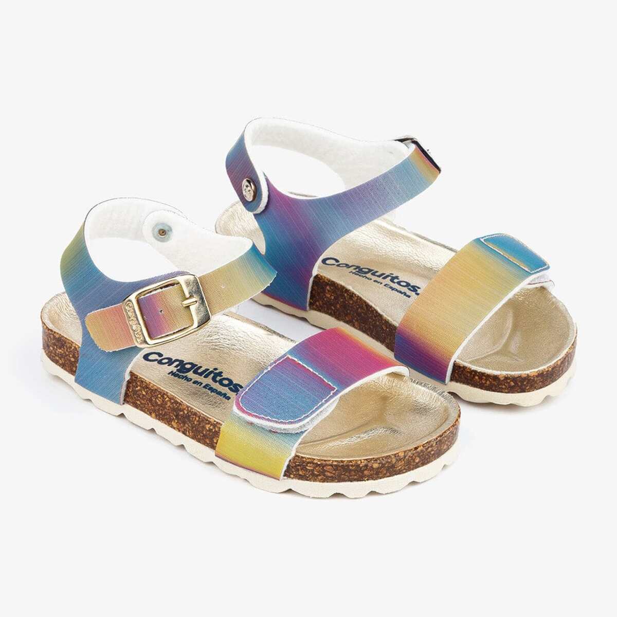 Sandalias De Niña Bio En Multicolor